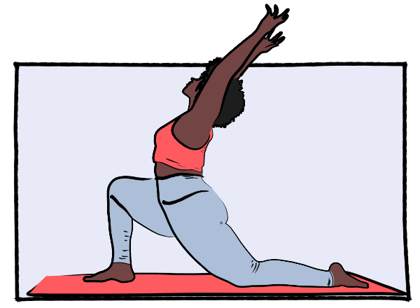 femme yoga
